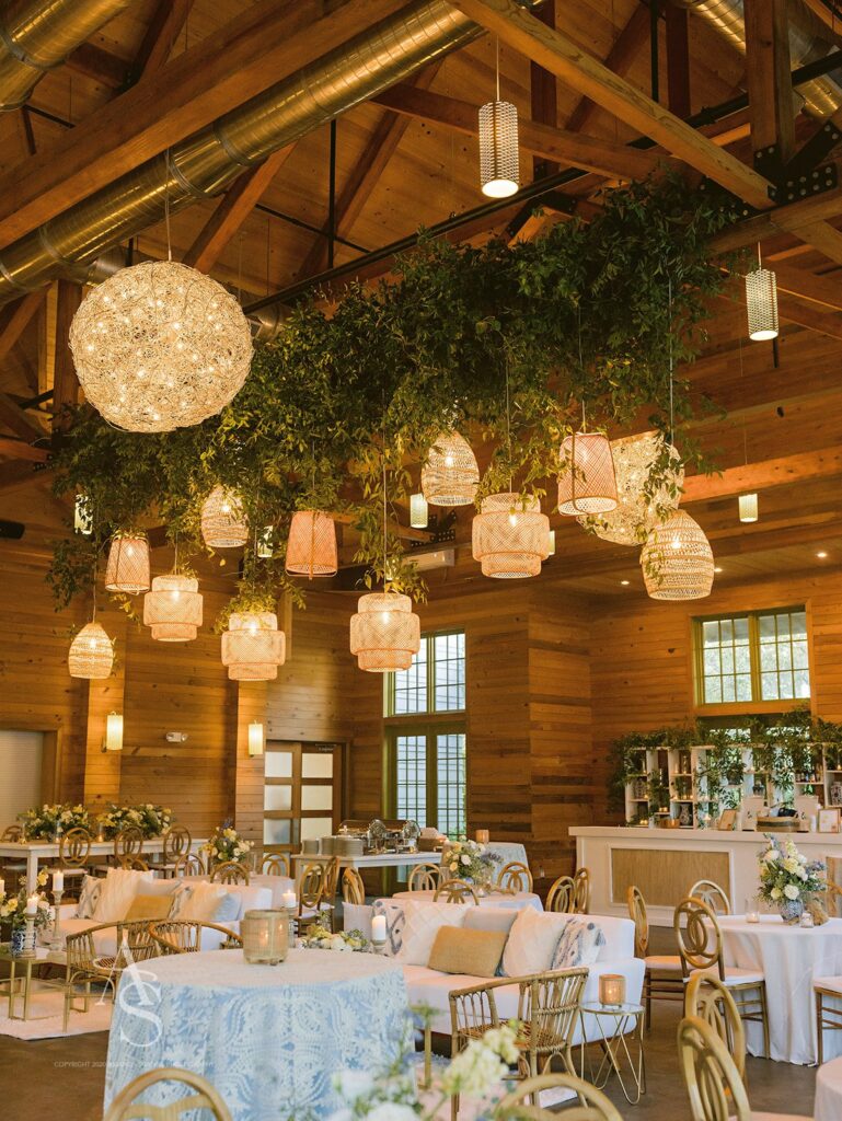 Mary Claire and Austin wedding destination with all the decorations and flowers